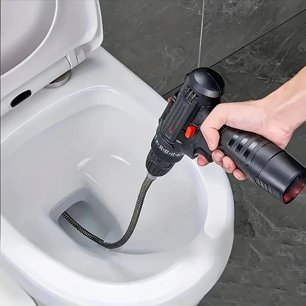 Desentupidor Limpador para Pias Ralos Canos Com Mola flexivél Adaptador para Furadeira 1 Metros Dragagem Do Esgoto