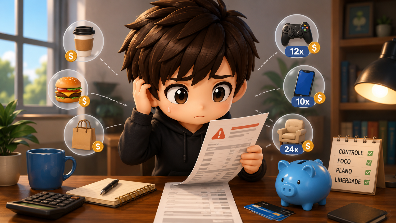 O perigo do cartão de crédito quando você perde o controle