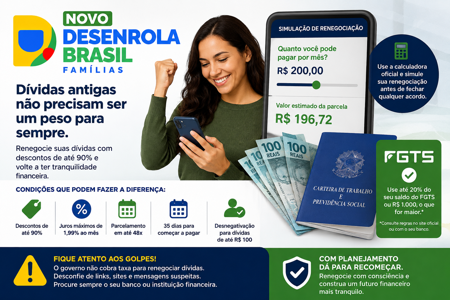 Novo Desenrola Brasil: como renegociar dívidas e evitar uma nova armadilha financeira